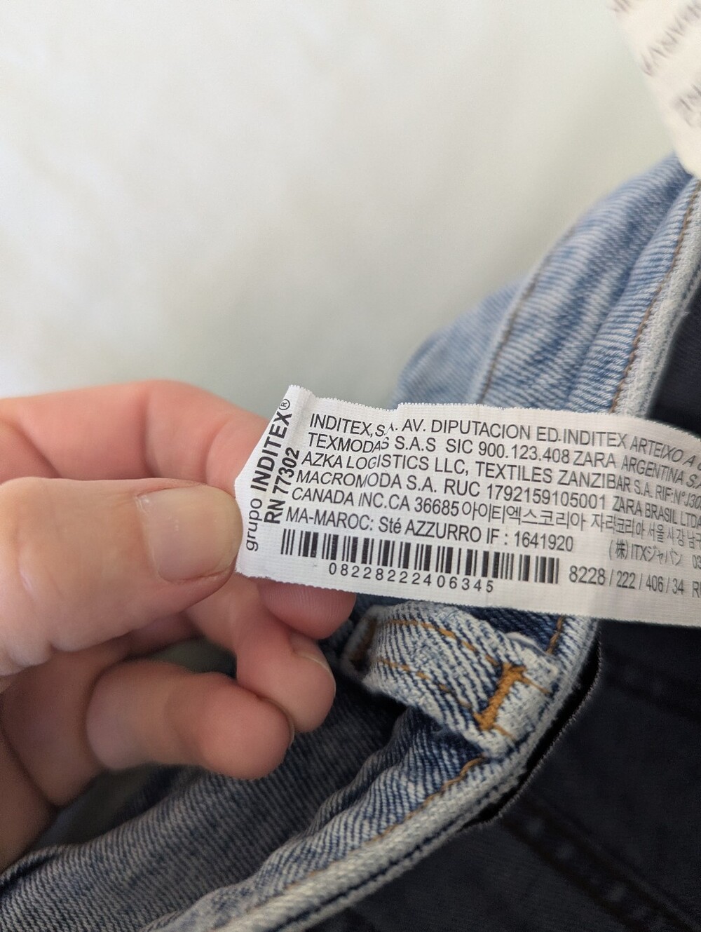 Zara Size 2 Ankle Length Raw Edge Jeans - Picture 5 of 9